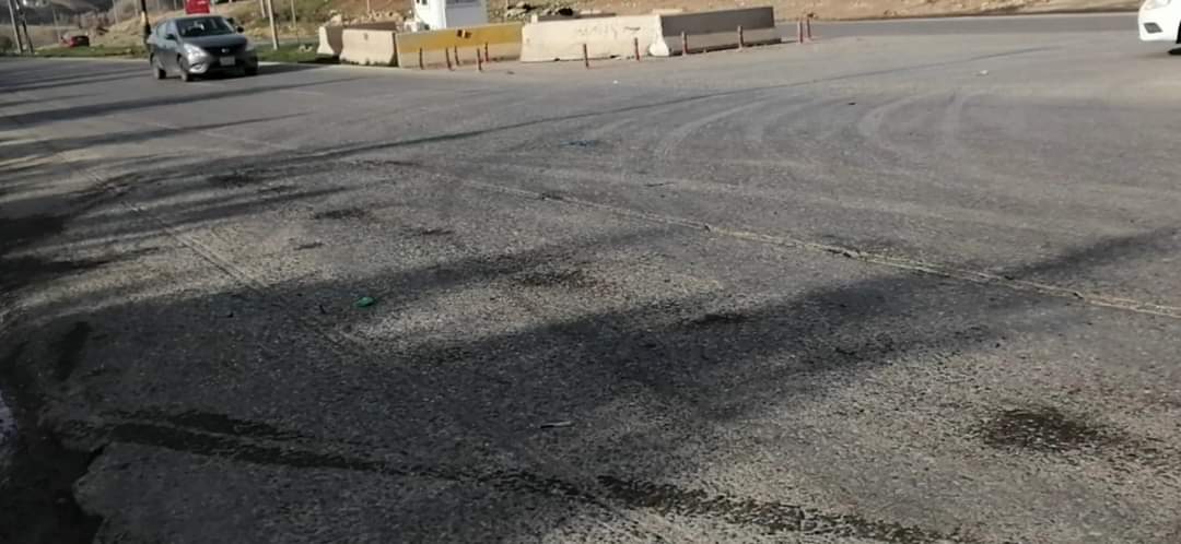 رێگای (هەولێر .پیرمام) لەنزیک مەفرەقی بەستۆرە